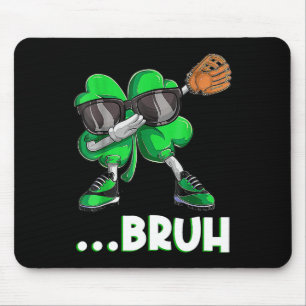 Alfombrilla De Ratón Bruh Dabbing Shamrock Sell St Patricks Day Men Boy