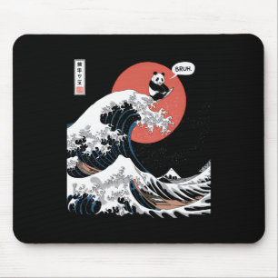 Alfombrilla De Ratón Bruh La Gran Ola Kanagawa Funny Surfin Japonés