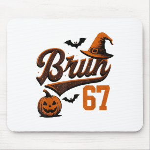 Alfombrilla De Ratón Bruh Seis Siete Halloween 6-7 Fantasma Divertido A