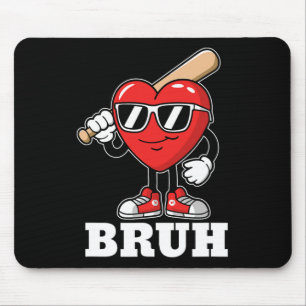 Alfombrilla De Ratón Bruh Sell Heart Graciosos Niños Niños Hombres Día