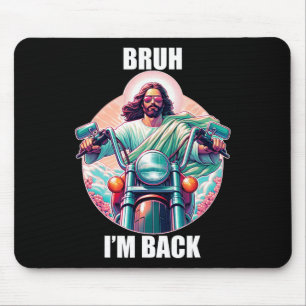 Alfombrilla De Ratón Bruh, soy Byck Jesus Funny Easter Ressurection Chr