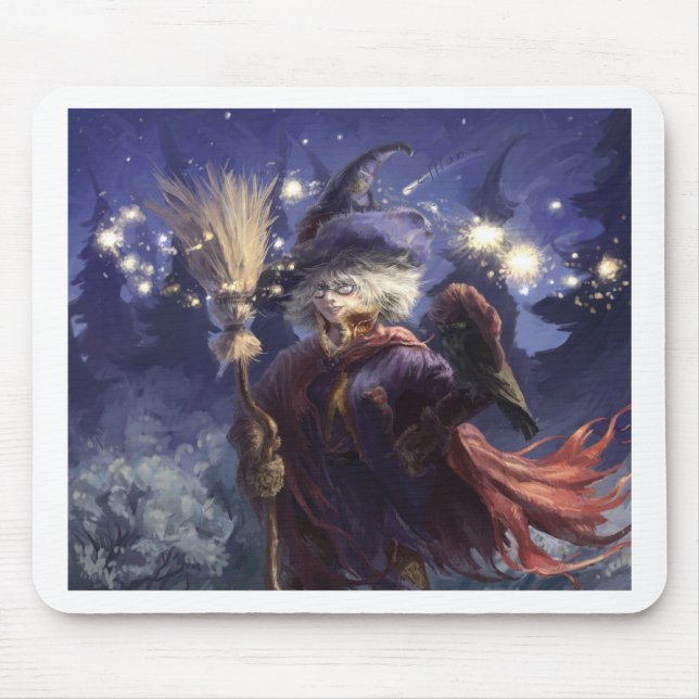 Alfombrilla De Ratón Bruja (Frente)