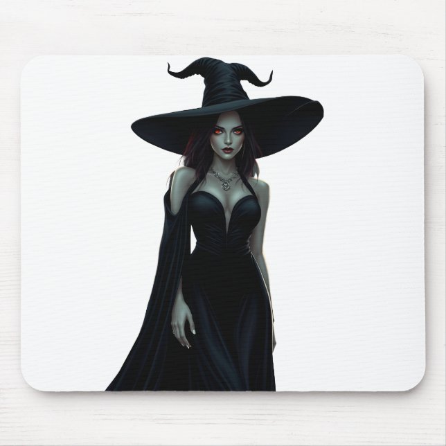 Alfombrilla De Ratón Bruja de la noche (Frente)