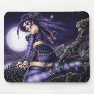 Alfombrilla De Ratón Bruja del animado del gótico