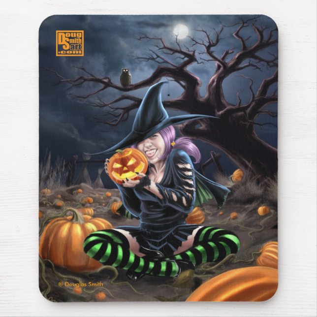 Alfombrilla De Ratón Bruja Mousepad del vampiro (Frente)