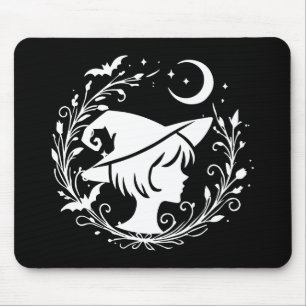 Alfombrilla De Ratón Bruja Pixie Wicca Magia Brujas Halloween