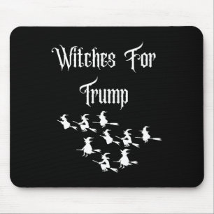 Alfombrilla De Ratón Brujas para Trump - Divertida Elección de Hallowee