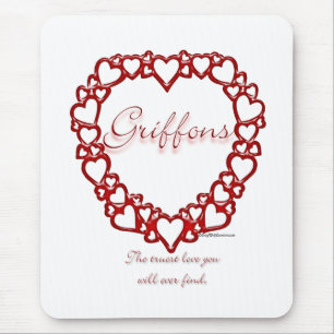 Alfombrilla De Ratón Bruselas Griffon True Love