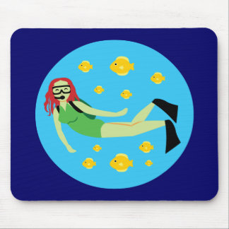 Alfombrilla De Ratón Buceador de Scuba