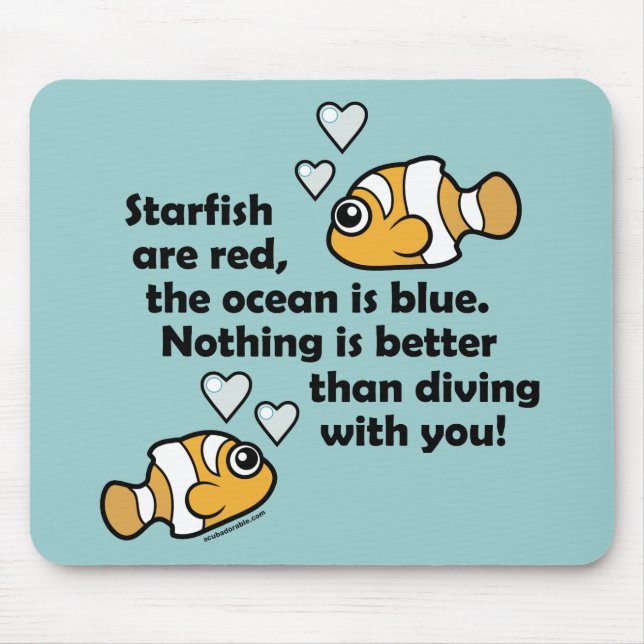 Alfombrilla De Ratón Buceando contigo (Frente)