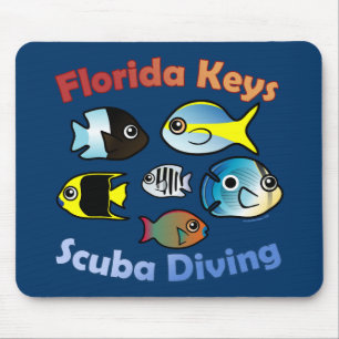 Alfombrilla De Ratón Buceo de los Cayos de Florida