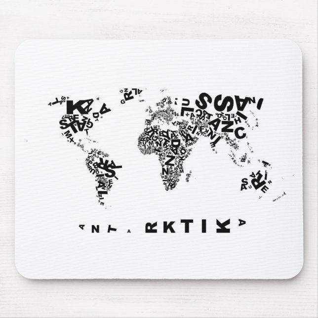 Alfombrilla De Ratón Buchstabenwelt Mousepad (Frente)