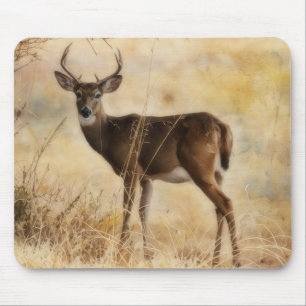 Alfombrilla De Ratón Buck Deer Wild Animal Mousepad
