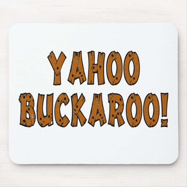 Alfombrilla De Ratón Buckaroo Mousepad de Yahoo (Frente)