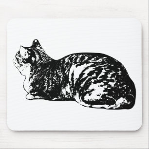 Alfombrilla De Ratón Buda de escritorio: Tabby abarrotado