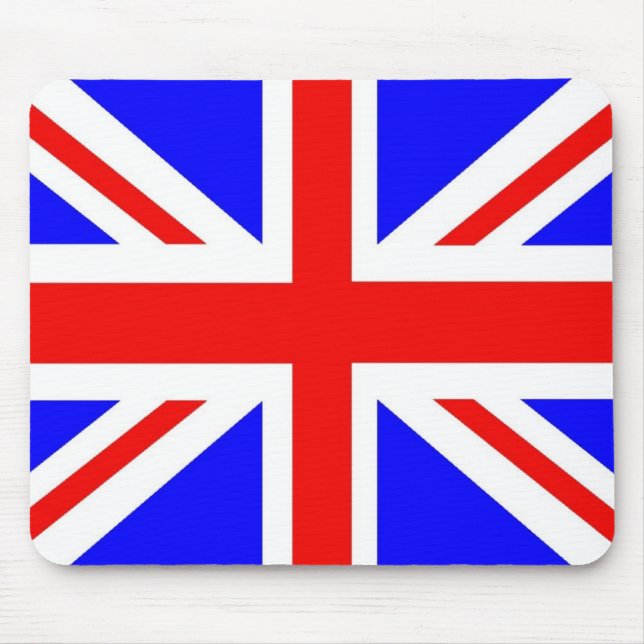 Alfombrilla De Ratón Buda de la bandera británica (Frente)