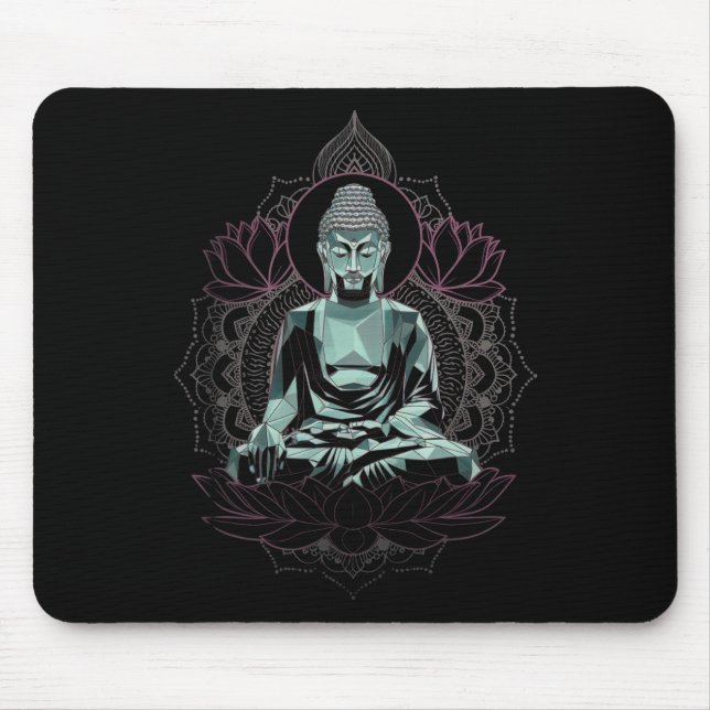 Alfombrilla De Ratón Buda de la meditación (Frente)