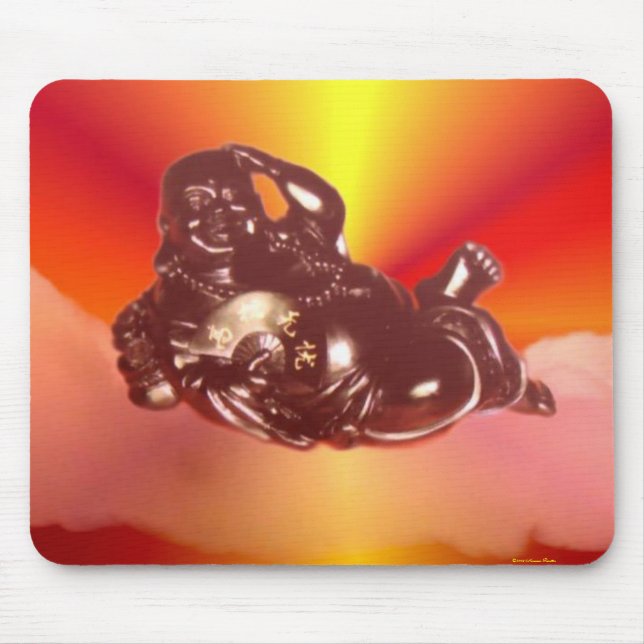 Alfombrilla De Ratón Buda de risa Mousepad (Frente)