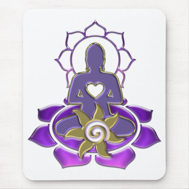 Alfombrilla De Ratón BUDA energy | make your own background (Frente)