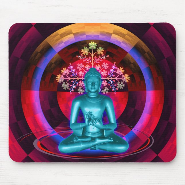 Alfombrilla De Ratón Buda Meditating Mousepad (Frente)