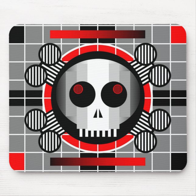 Alfombrilla De Ratón Buda Skull TV (Frente)