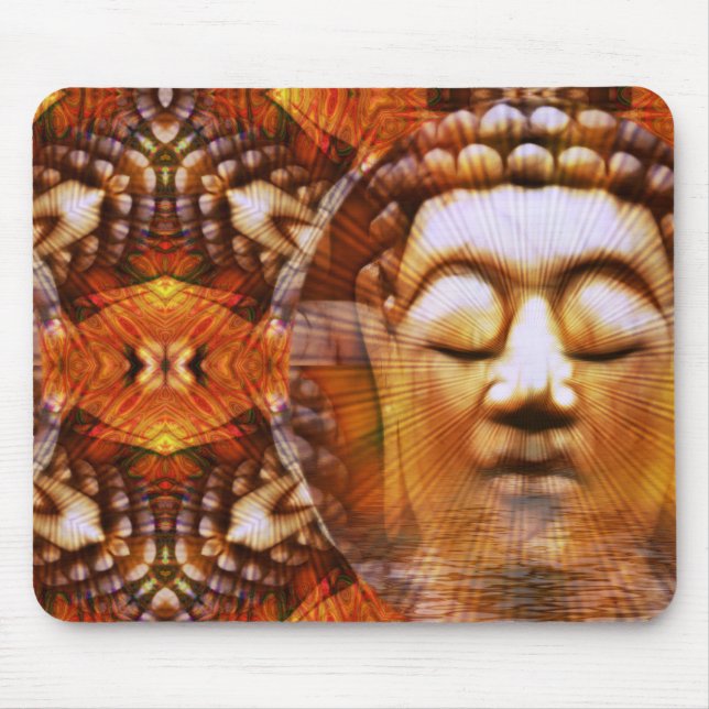 Alfombrilla De Ratón Buda Tribal Energy Mousepad (Frente)