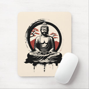 Alfombrilla De Ratón Buda Zen japonés