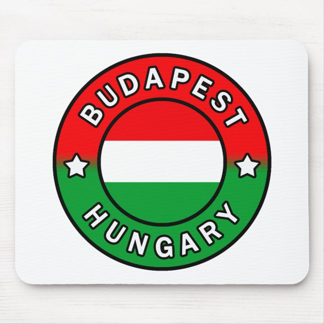 Alfombrilla De Ratón Budapest Hungría (Frente)