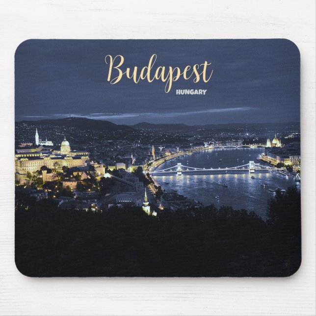 Alfombrilla De Ratón Budapest Hungría Escénico (Frente)