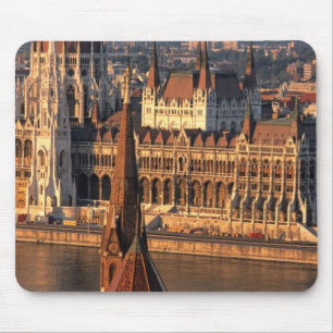 Alfombrilla De Ratón Budapest, Hungría, río Danubio, Parlamento