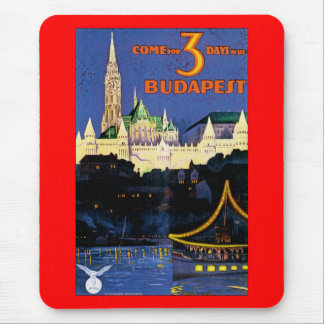 Alfombrilla De Ratón Budapest vintage