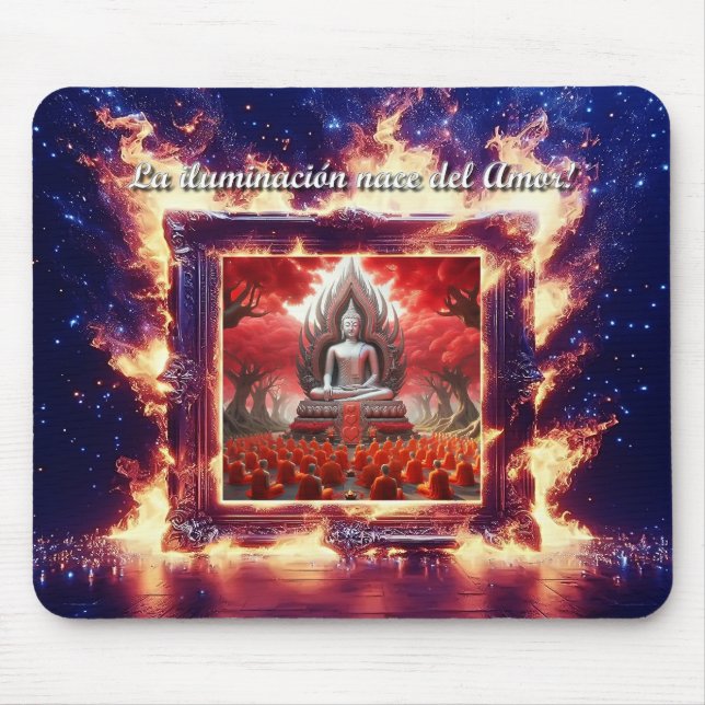 Alfombrilla De Ratón Buddha es Amor Propio (Frente)