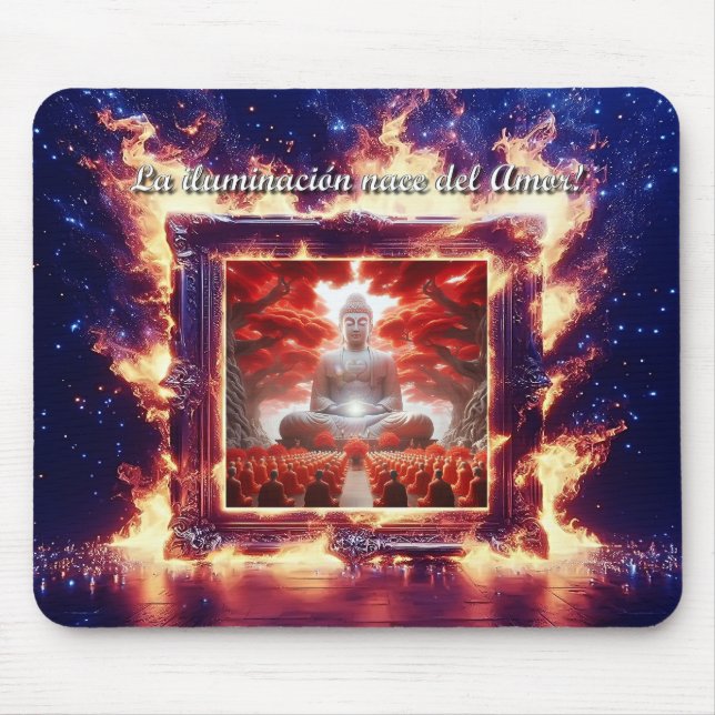 Alfombrilla De Ratón Buddha es Amor Propio (Frente)