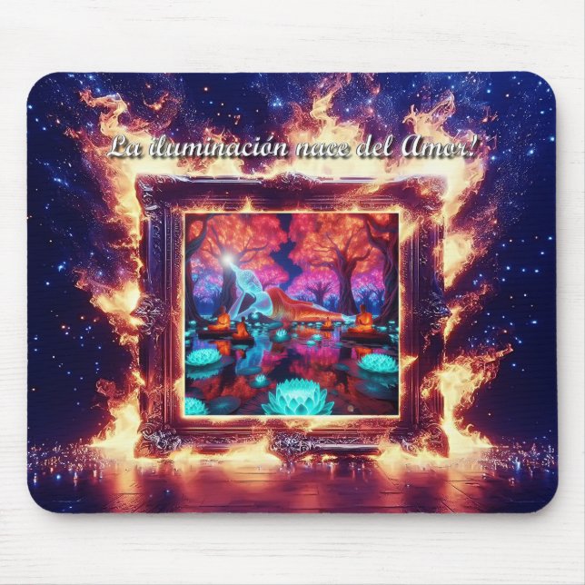 Alfombrilla De Ratón Buddha es Amor Propio (Frente)