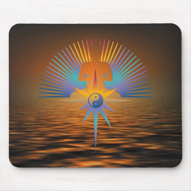 Alfombrilla De Ratón Buddha Star 3D (Frente)