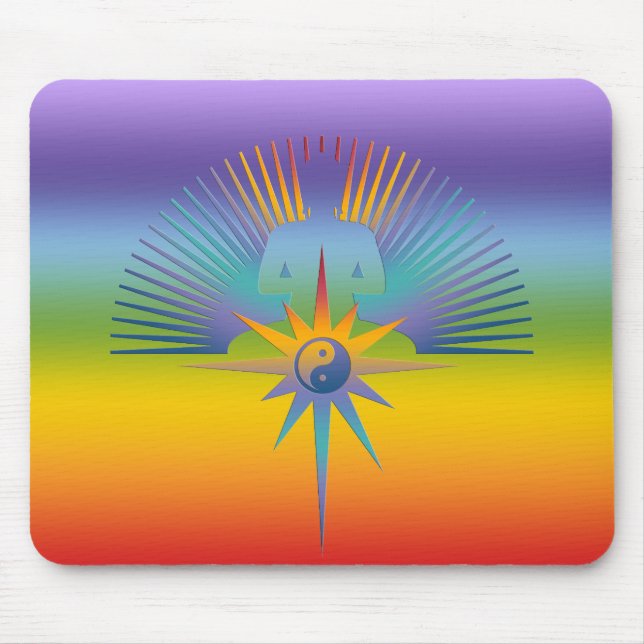 Alfombrilla De Ratón Buddha Star 3D (Frente)