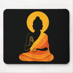 Alfombrilla De Ratón Buddha YingYang Zen Yoga, Relájate, disfruta de la