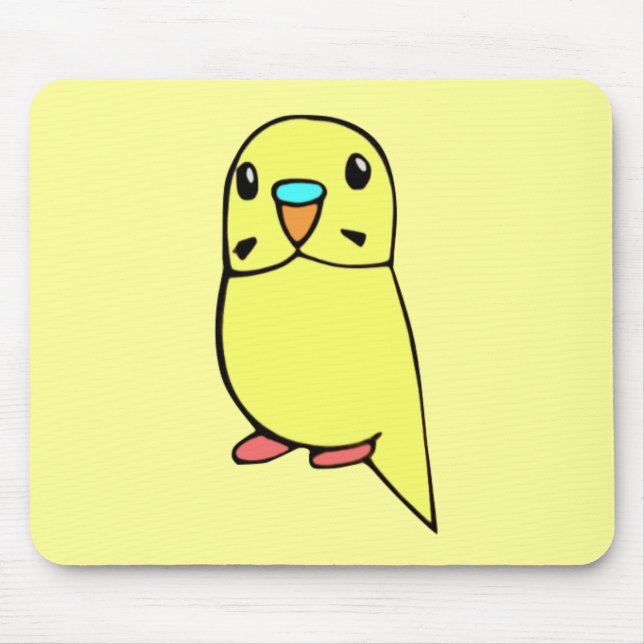 Alfombrilla De Ratón Budgie Mousepad (Frente)