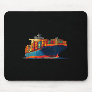 Alfombrilla De Ratón Buen barco de transporte para amantes de los conte