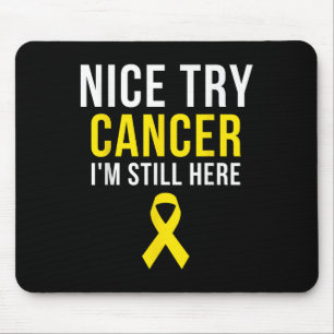 Alfombrilla De Ratón Buen intento Sobreviviente Sarcoma Cáncer Concienc