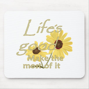 Alfombrilla De Ratón Buen Mousepad de la vida