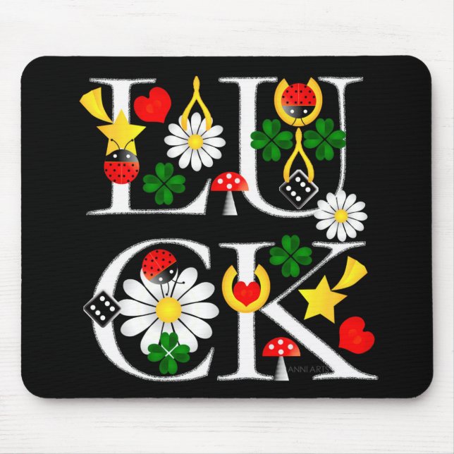 Alfombrilla De Ratón Buena suerte (Frente)