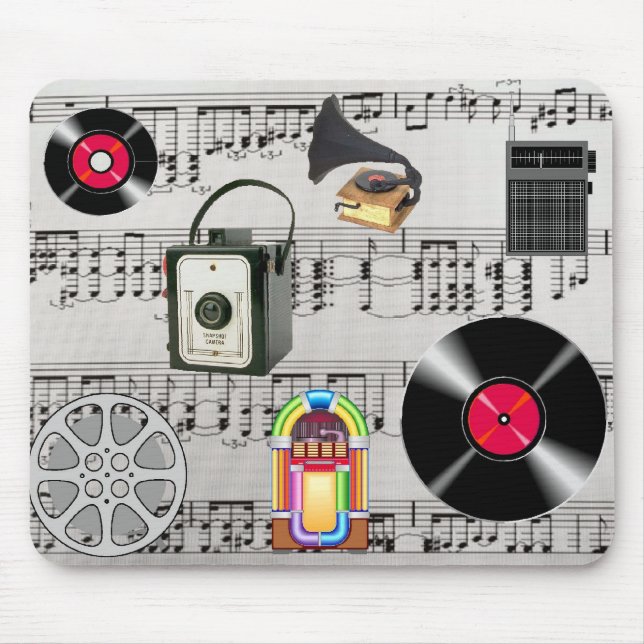 Alfombrilla De Ratón Buenos días viejos (Frente)