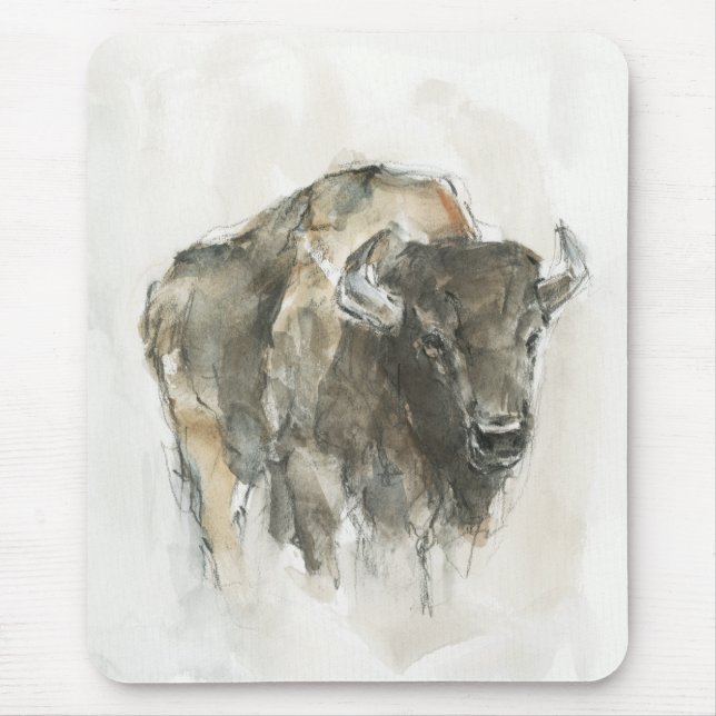 Alfombrilla De Ratón Buffalo americano I (Frente)