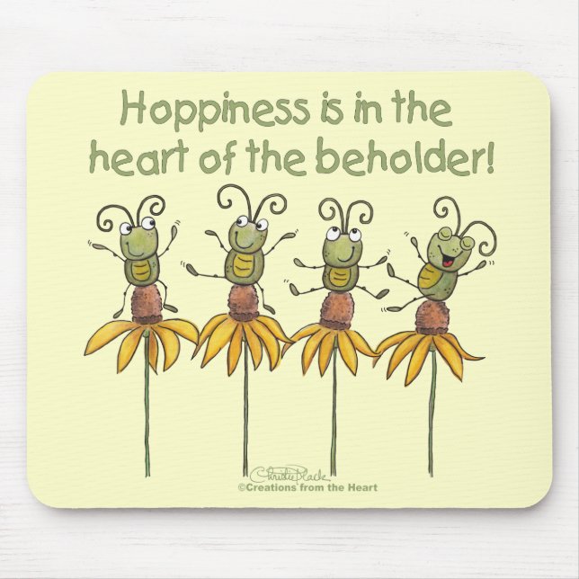 Alfombrilla De Ratón Bugs on Flowers (Frente)