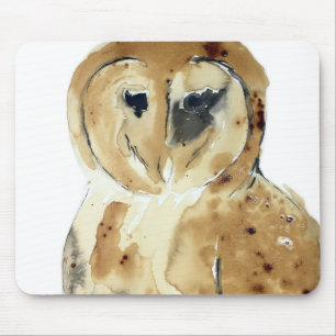 Alfombrilla De Ratón Búho del café