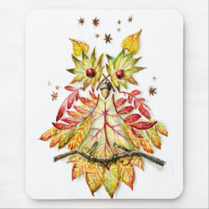 Alfombrilla De Ratón Búho del follaje
