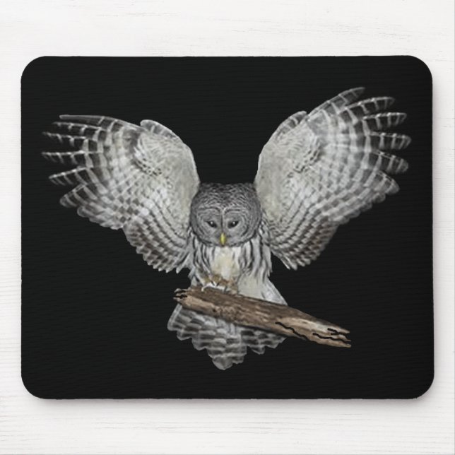 Alfombrilla De Ratón Búho sagrado Mousepad (Frente)