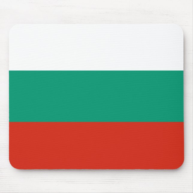 Alfombrilla De Ratón Bulgaria Bandera Mousepad (Frente)