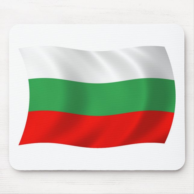 Alfombrilla De Ratón Bulgaria Bandera Mousepad (Frente)